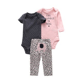 baby boy girl clothes cartoon set long sleeve o-neck bodysuit+pants newborn clothing unisex new born costume cotton 2020