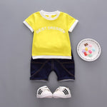 Boys Clothing Sets Summer Baby Boys Clothes Suit Gentleman Style Wedding Shirt +Pants 2pcs Clothes for Boys Summer Set