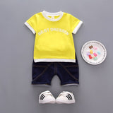 Boys Clothing Sets Summer Baby Boys Clothes Suit Gentleman Style Wedding Shirt +Pants 2pcs Clothes for Boys Summer Set