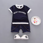 Boys Clothing Sets Summer Baby Boys Clothes Suit Gentleman Style Wedding Shirt +Pants 2pcs Clothes for Boys Summer Set