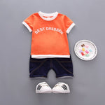 Boys Clothing Sets Summer Baby Boys Clothes Suit Gentleman Style Wedding Shirt +Pants 2pcs Clothes for Boys Summer Set