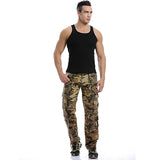 2020High Quality Men's Cargo Pants Casual Loose Multi Pocket Military Pants Long Trousers for Men Camo Joggers Plus Size 28-40