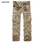 2020High Quality Men's Cargo Pants Casual Loose Multi Pocket Military Pants Long Trousers for Men Camo Joggers Plus Size 28-40