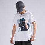 ExtFination | Streetwear Graphic Men's T shirts 100% Cotton Tshirt Man Casual Tees Tops 2020 Male Summer Printed T-shirt