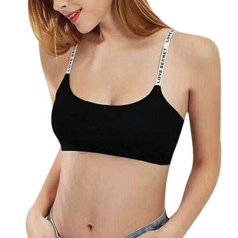 PusY Up Bra Padded Bra Top Bralette Underwear Bralet Workout Bra WYite Black  sujetadores mujer sosten Y5