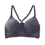 Women PusY Up Bra Underwear Crossing Strap Back Intimates Underwire Solid 3/4 Cup B C D Soft Bra CYarming Sexy Bras Y5